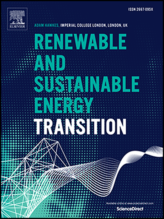 Go to journal home page - Renewable and Sustainable Energy Transition